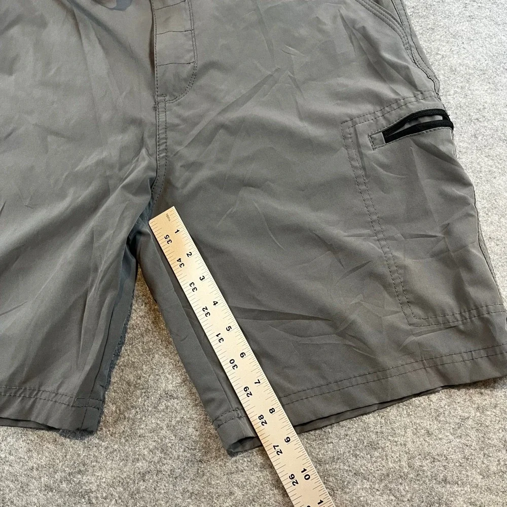 Denali Mens Performance Hiking Shorts Gray Gorpcore Outdoor 32 Stretch Cargo